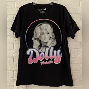 Dolly Nashville Classic Black Tee